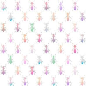 Colourful Ombre Ants Light Large
