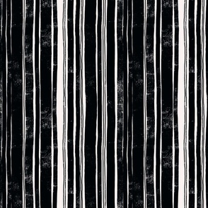 Wonky stripes black and white
