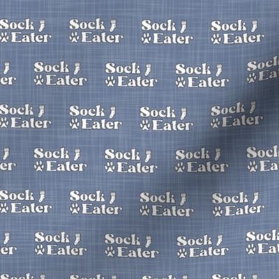 sock eater fall blue