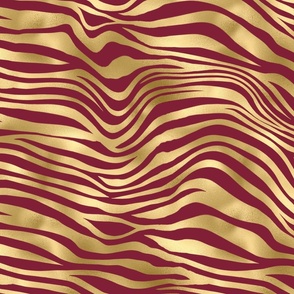 burgundy zebra 