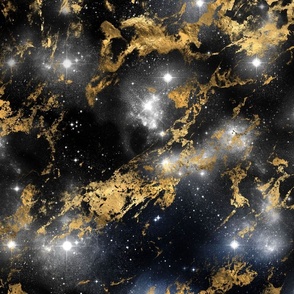 marble galaxy black and gold