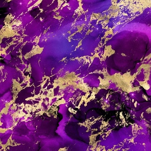 marble galaxy purple and gold