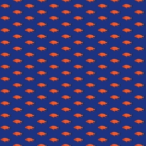 Orange fish - tiny