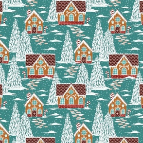 Ginger House Toile