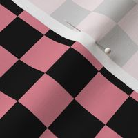 berry cream e58895 and black checkerboard 1 inch squares - checkers chess games