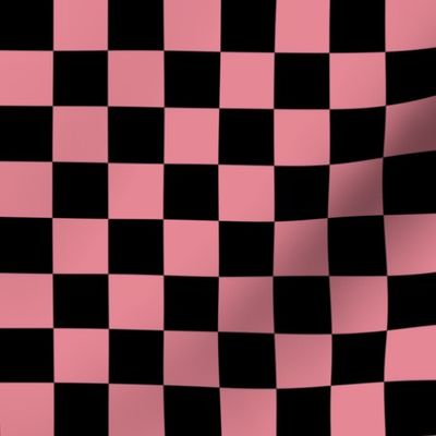 berry cream e58895 and black checkerboard 1 inch squares - checkers chess games