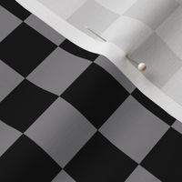 granite grey 888688 and black checkerboard 1 inch squares - checkers chess games