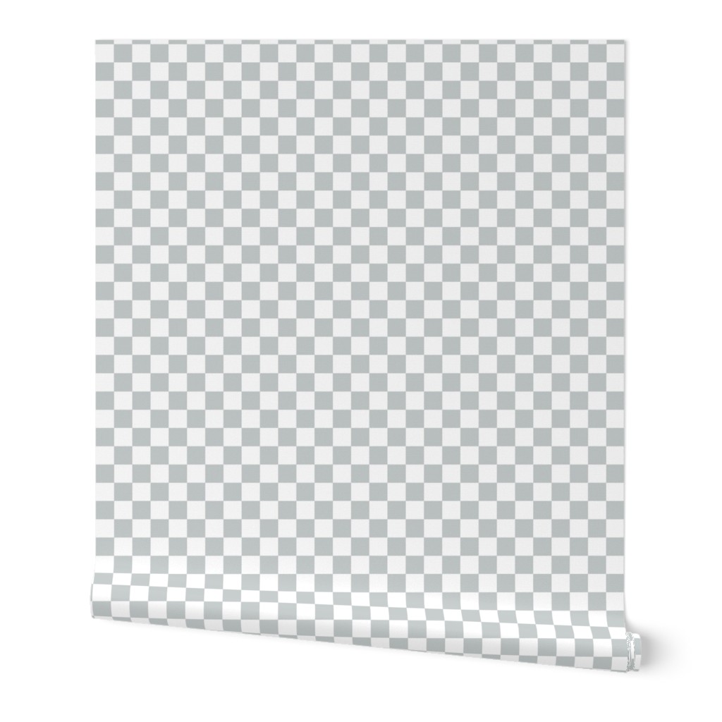 sterling grey c6cbcc and white checkerboard 1 inch squares - checkers chess games