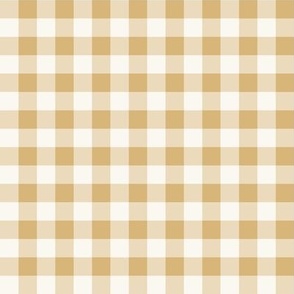 10 Honey- Gingham- Small- Half Inch- Buffalo Plaid- Vichy Check- Checked - Petal Solids - Gold- Ochre - Mustard- Neutral- Natural Earth Tones- Fall- Autumn