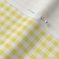 11 Buttercup- Gingham- sMini- Quarter Inch- Buffalo Plaid- Vichy Check- Checked- Petal Solids- Gold- Light Yellow- Pastel- Fall- Autumn- Spring- Summer