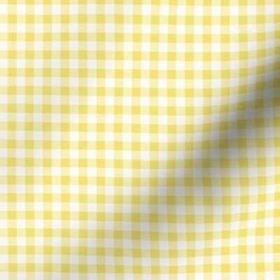 11 Buttercup- Gingham- sMini- Quarter Inch- Buffalo Plaid- Vichy Check- Checked- Petal Solids- Gold- Light Yellow- Pastel- Fall- Autumn- Spring- Summer