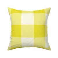 12- Lemon Lime- Gingham- Extra Large- 4 Inches- Buffalo Plaid- Vichy Check- Checked- Linen Texture- Petal Solids Coordinate- Wallpaper- Gold- Bright Yellow- Fall- Autumn- Spring- Summer