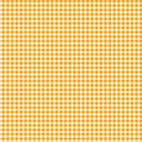 13 Marigold- Gingham- ssMicro 1 8 Inch- Plaid- Check- Checked- Petal- Cottagecore- Gold- Ochre- Honey- Orange- Mustard- Bright Earth Tones- Fall- Autumn- Summer