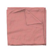 17 Poppy Red- Gingham- Mini- Quarter Inch- Plaid- Check- Checked- Petal Solids- Cottagecore- Christmas- Holidays- Valentines Day- Fire Engine Red- Ruby Red