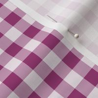 19 Berry- Gingham- Small- Half Inch- Plaid- Check- Checked- Petal Solids- Cottagecore- Magenta- Bright Pink- Valentines Day