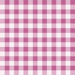 20 Peony- Gingham- Small- Half Inch- Plaid- Check- Checked- Petal Solids- Cottagecore- Magenta- Bright Pink- Valentines Day- Spring