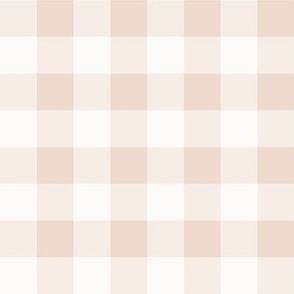 22 Blush- Gingham- Medium- 1 Inch- Buffalo Plaid- Vichy Check- Checked Wallpaper- Petal Solids Coordinate- Pastel Blush Pink- Valentines Day- Spring