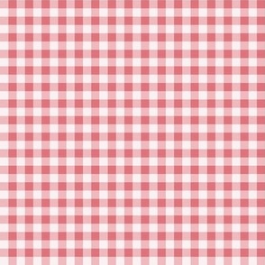 23 Watermelon- Gingham- sMini- Quarter Inch- Plaid- Check- Checked- Petal Solids- Cottagecore- Coral- Flamingo- Pink- Valentines Day