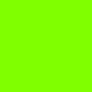 Solid - Neon 80s Retro Lime Green 7FFF00