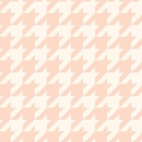 Houndstooth in blush 1x1