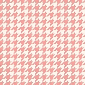 Houndstooth in bubble gum .5x.5