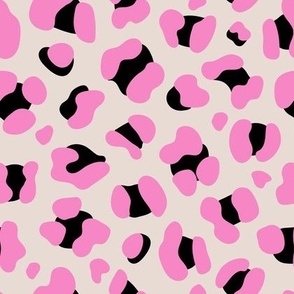 Bubblegum Pink Leopard 