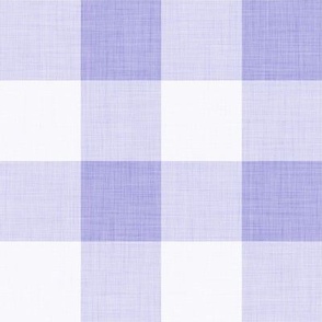 26 Lilac- Gingham- Large- 2 Inches- Buffalo Plaid- Vichy Check- Checked- Linen Texture- Petal Solids Coordinate- Wallpaper- Pastel Purple- Lavender- Periwinkle- Pastel Halloween