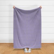 28 Grape- Gingham- Medium- 1 Inch- Buffalo Plaid- Vichy Check- Checked Wallpaper- Petal Solids Coordinate- Purple- Violet- Halloween