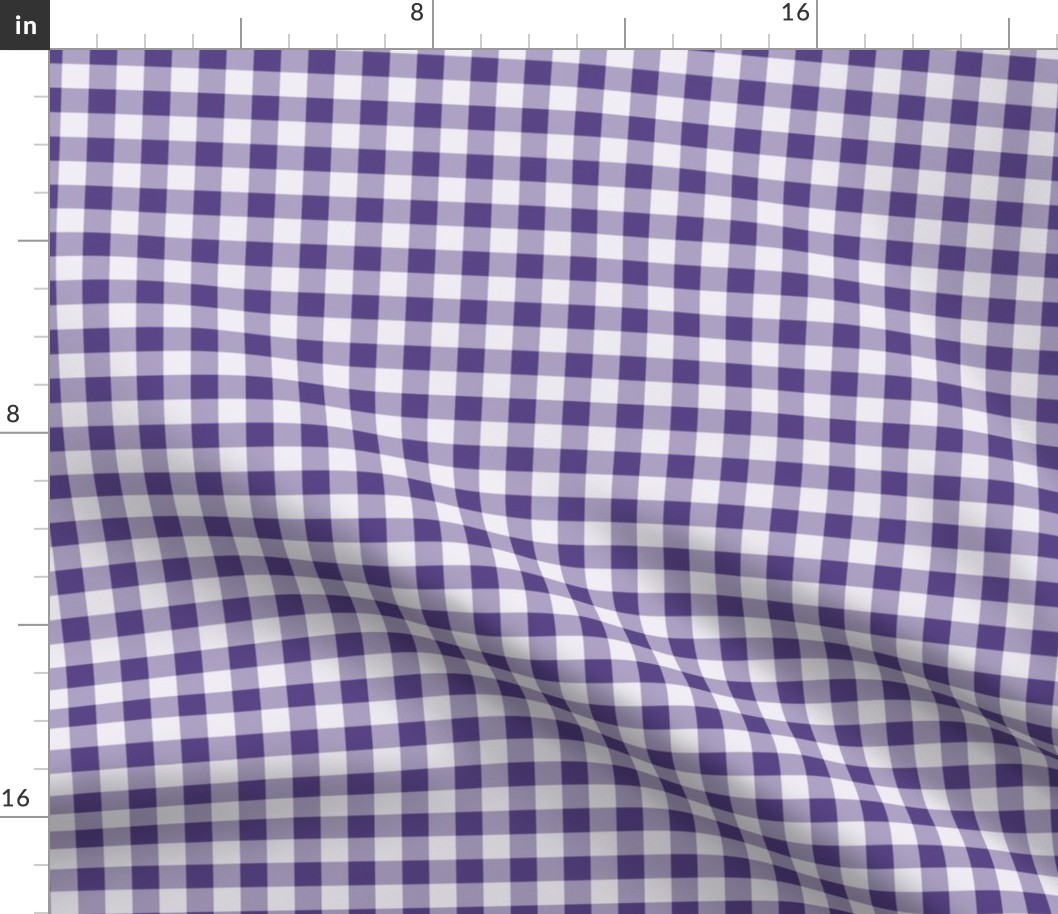 28 Grape- Gingham- Small- 1/2 Inch- Plaid- Check- Checked- Petal Solids- Cottagecore- Purple- Violet- Halloween