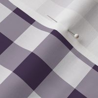 29 Plum- Gingham- Medium- 1 Inch- Buffalo Plaid- Vichy Check- Checked Wallpaper- Petal Solids Coordinate- Purple- Violet- Halloween