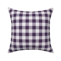 29 Plum- Gingham- Medium- 1 Inch- Buffalo Plaid- Vichy Check- Checked Wallpaper- Petal Solids Coordinate- Purple- Violet- Halloween