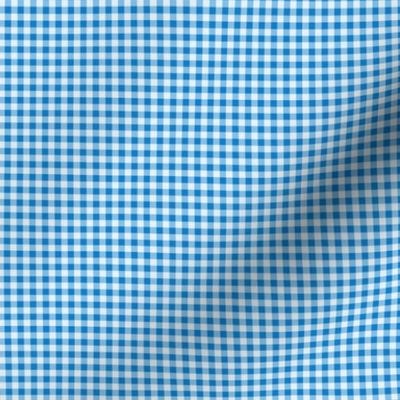 32 Bluebell- Gingham- Micro 1/8 Inch- Plaid- Check- Checked- Petal Solids- Cottagecore- Bright Blue- Indigo- Coastal- Nautical- Summer