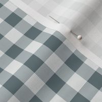 35 Slate- Gingham- Small- 1/2 Inch- Plaid- Check- Checked- Petal Solids- Cottagecore Wallpaper- Gray Blue- Grey- Muted Blue- Neutral