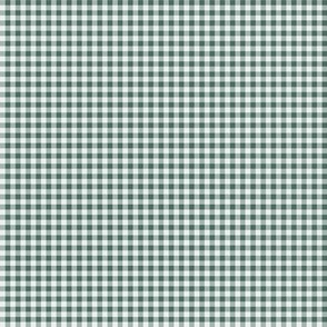 36 Pine- Gingham- Micro 1/8 Inch- Plaid- Check- Checked- Petal Solids- Cottagecore Wallpaper- Teal Green- Gray- Pine- Muted Green- Forest- Neutral