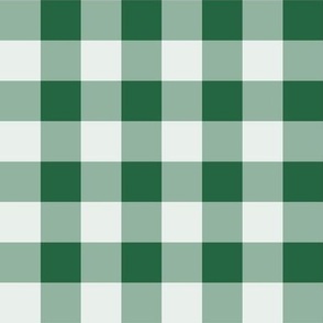 37 Emerald- Gingham- Medium- 1 Inch- Buffalo Plaid- Vichy Check- Checked- Petal Solids Coordinate- Cottagecore Wallpaper- Forest Green- Pine Green- Christmas- Holidays