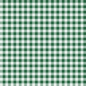 37 Emerald- Gingham- Mini- 1/4 Inch- Plaid- Check- Checked- Petal Solids- Cottagecore Wallpaper- Forest Green- Pine Green- Christmas- Holidays