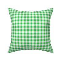 39 Grass Green- Gingham- Small- 1/2 Inch- P- Cottagecore Wallpaper- Kelly Green- Emerald- Bright Green- Christmas- Holidays
