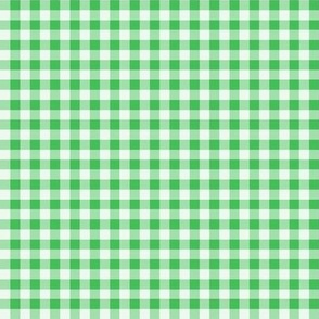 39 Grass Green- Gingham- Mini- 1/4 Inch- Plaid- Check- Checked- Petal Solids- Cottagecore Wallpaper- Kelly Green- Emerald- Bright Green- Christmas- Holidays