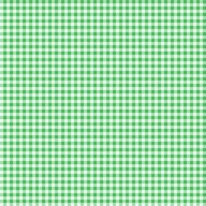 39 Grass Green- Gingham- Micro 1/8 Inch- Plaid- Check- Checked- Petal Solids- Cottagecore Wallpaper- Kelly Green- Emerald- Bright Green- Christmas- Holidays