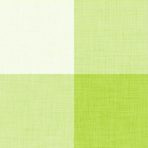 40 Lime Green- Gingham- Extra Large- 4 Inches- Buffalo Plaid- Vichy Check- Checked- Linen Texture- Petal Solids Coordinate- Cottagecore Wallpaper- Bright Green- Light Green- Summer- Spring