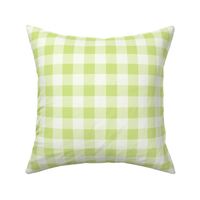 41 Honeydew- Gingham- Medium- 1 Inch- Buffalo Plaid- Vichy Check- Checked- Petal Solids Coordinate- Cottagecore Wallpaper- Bright- Light Green- Pastel- Summer- Spring