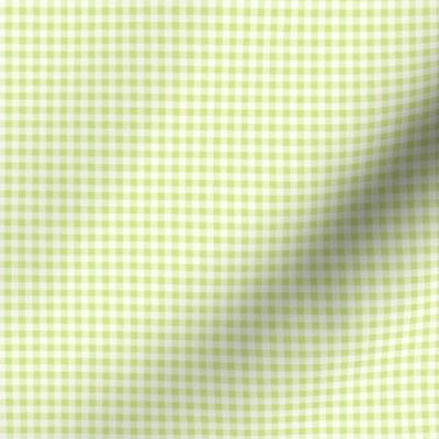 41 Honeydew- Gingham- Micro 1/8 Inch- Plaid- Check- Checked- Petal Solids- Cottagecore Wallpaper- Bright- Light Green- Pastel- Summer- Spring