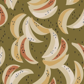 abstract tropical banana - juniper