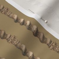 Antique Columns - Gold - pointdelettre16