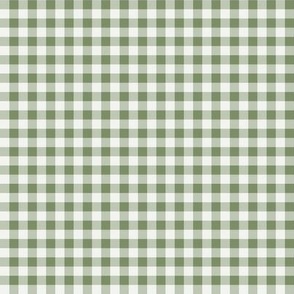 42 Sage- Gingham- Mini- 1/4 Inch- Plaid- Check- Checked- Petal Solids- Cottagecore Wallpaper- Gray Green- Pine- Muted Green- Forest- Neutral Earthy Green