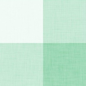 43 Jade Green- Gingham- Extra Large- 4 Inches- Linen Texture- Buffalo Plaid- Vichy Check- Checked- Petal Solids Coordinate- Cottagecore Wallpaper- Mint- Pastel- Christmas- Holidays