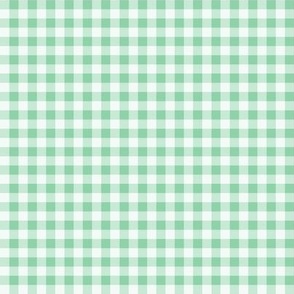 43 Jade Green- Gingham- Mini- 1/4 Inch- Plaid- Check- Checked- Petal Solids- Cottagecore Wallpaper- Mint- Pastel- Christmas- Holidays