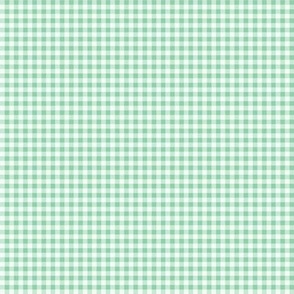 43 Jade Green- Gingham- Micro 1/8 Inch- Plaid- Check- Checked- Petal Solids- Cottagecore Wallpaper- Mint- Pastel- Christmas- Holidays