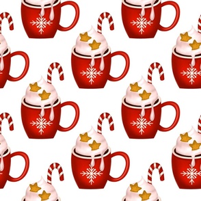  Christmas drink cream cocoa cup