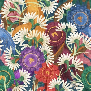 Show Ribbons and Daisies, Spring